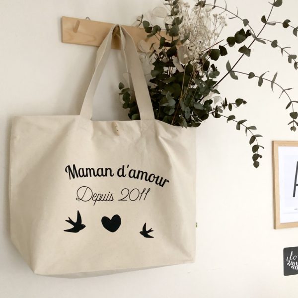 tote bag mama d'amour